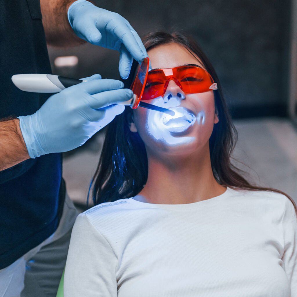 Consultation and Examination for teeth whitening