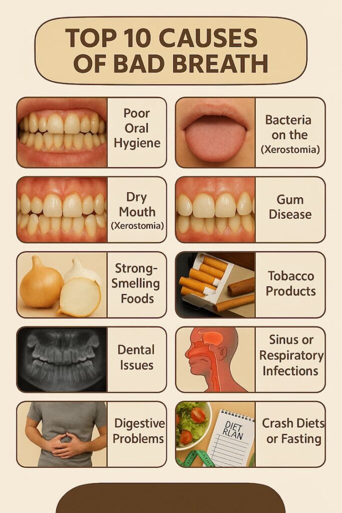 Top 10 Causes of Bad Breath
