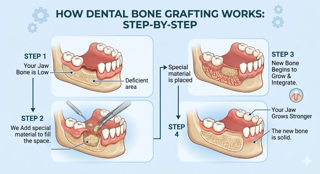 Bone grafting process
